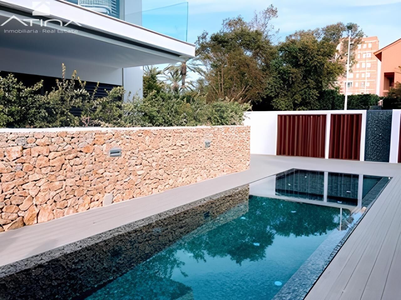 Piscina de Apartament en venda en Jávea / Xàbia amb Aire condicionat, Jardí privat i Terrassa