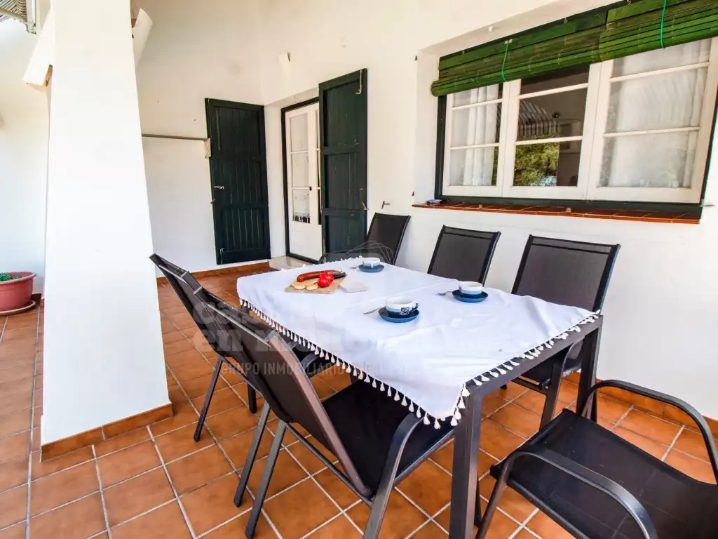 Terraza de Finca rústica en venta en Es Castell con Aire acondicionado, Terraza y Piscina