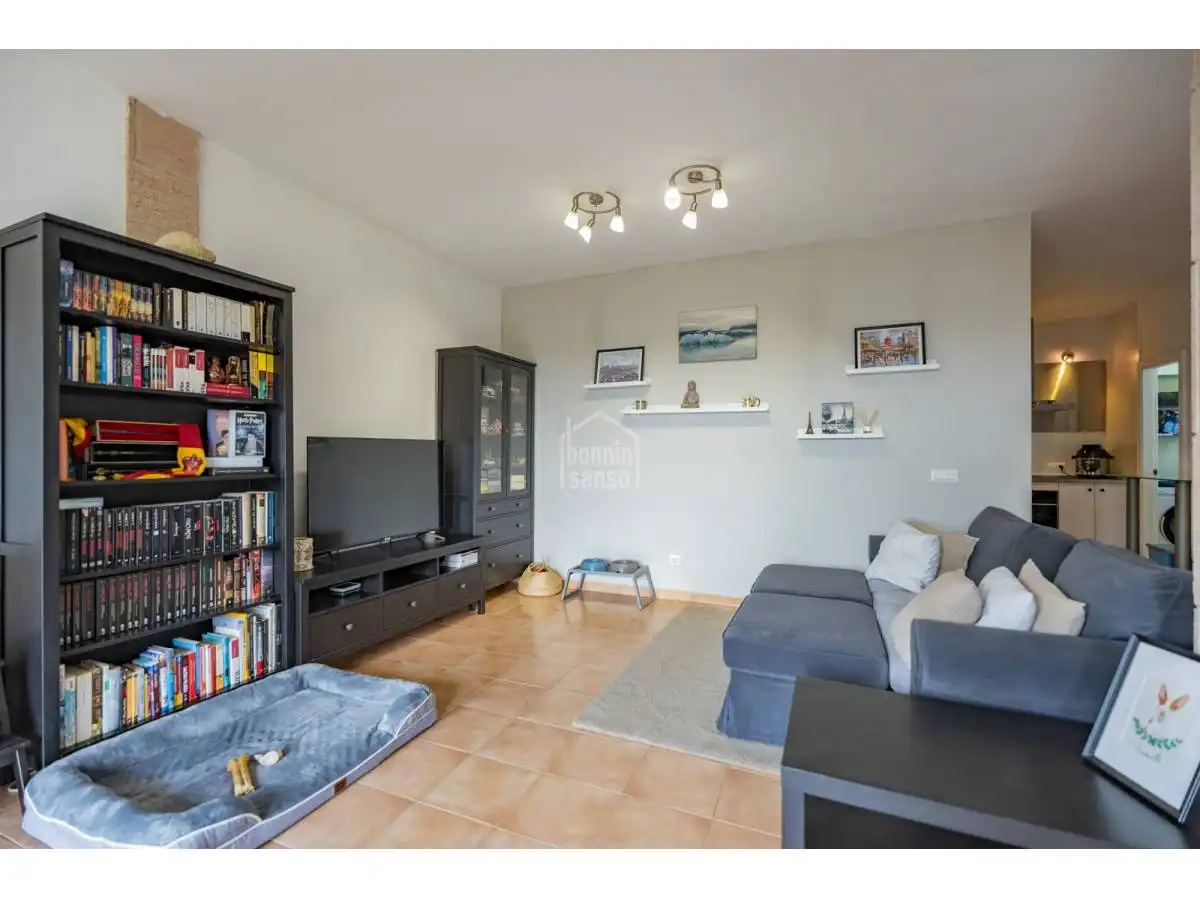 Sala de estar de Apartamento en venta en Es Mercadal con Jardín privado y Terraza