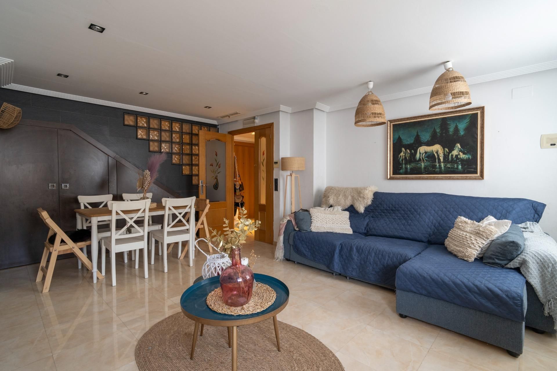 Wohnzimmer von Maisonette zum verkauf in Paiporta mit Klimaanlage und Balkon