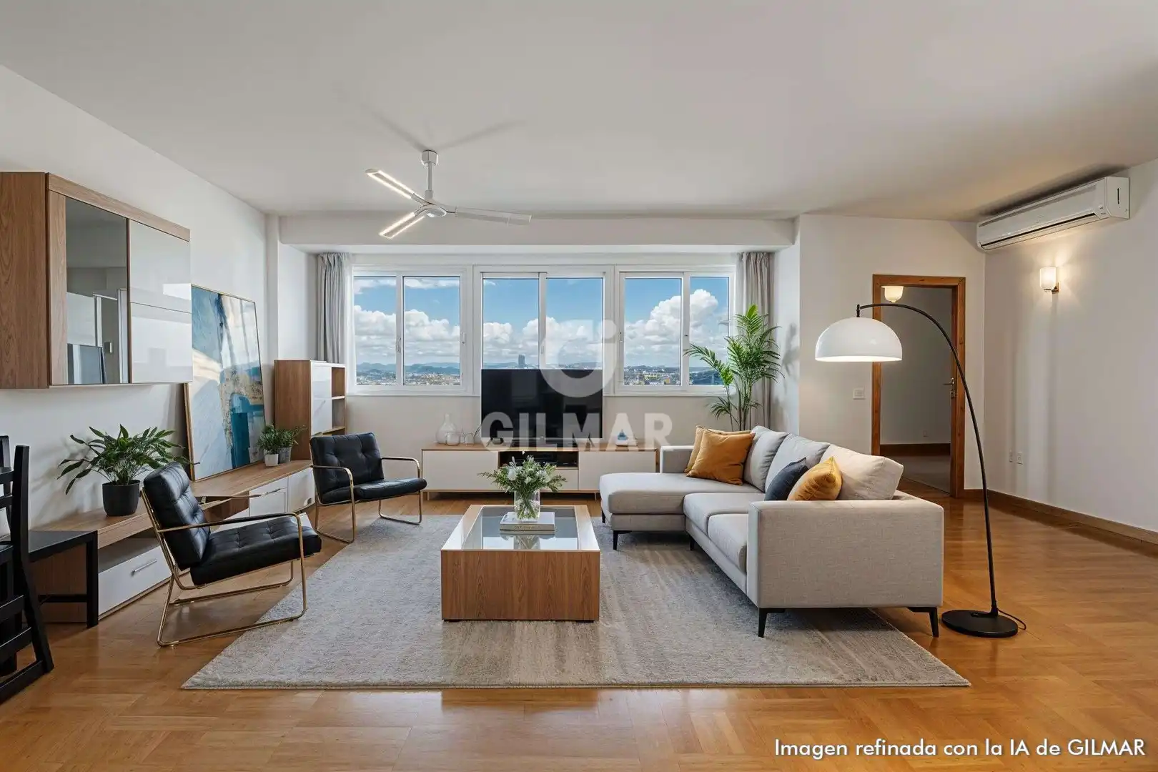 Sala d'estar de Pis en venda en  Madrid Capital amb Calefacció