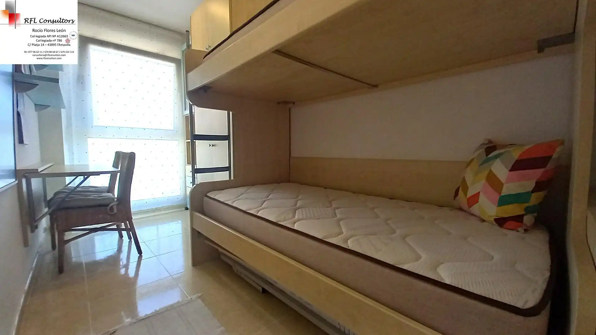 Dormitori de Apartament en venda en L'Ampolla amb Calefacció i Balcó