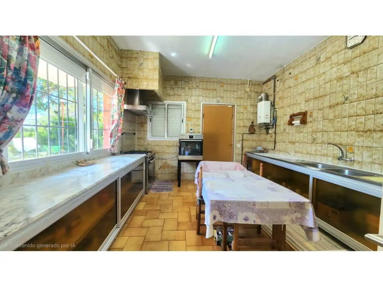 Cuina de Casa o xalet en venda en Rubí amb Calefacció, Jardí privat i Parquet