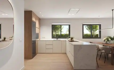 Kitchen of Duplexes for sale in Lorca  with Air Conditioner, Heating and Terrace
