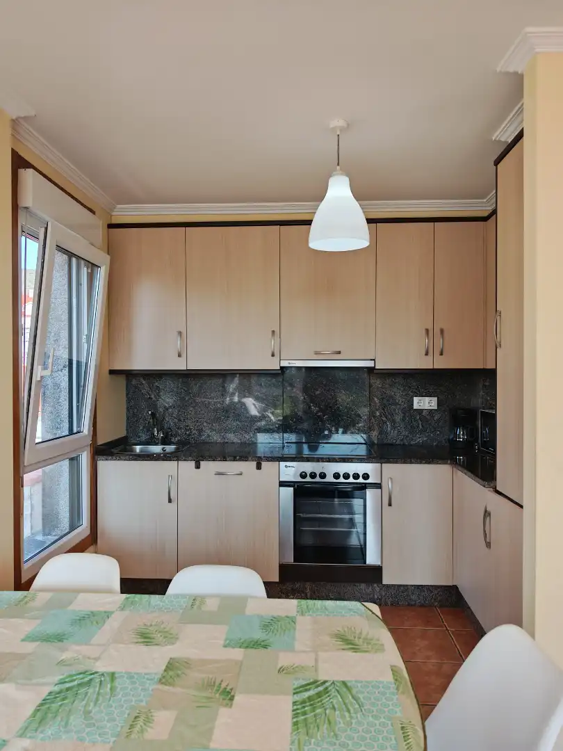 Kitchen of Apartments for rent in Fisterra  with Furnished, Oven and Washing machine