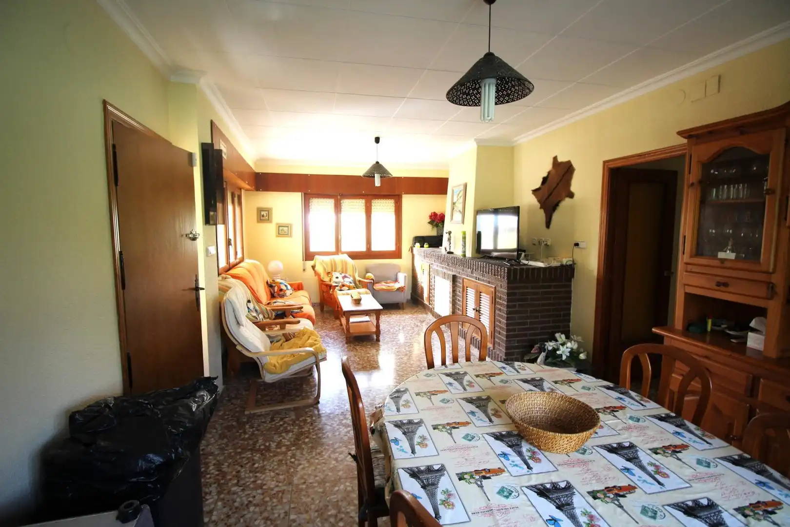 Sala de estar de Casa o chalet en venta en Alicante / Alacant con Aire acondicionado, Terraza y Piscina