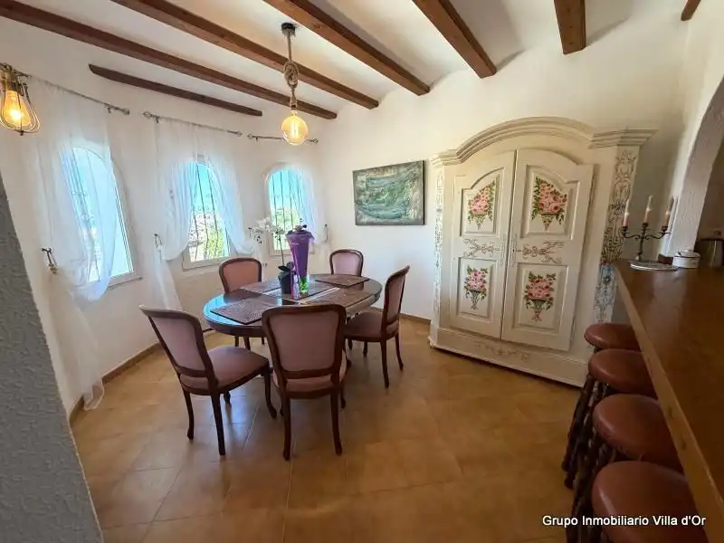 Dining room of Houses for sale in Dénia  with Air Conditioner, Heating and Private garden