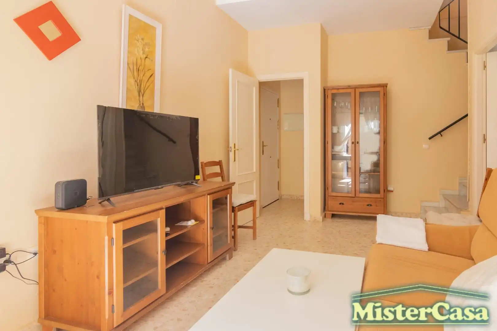 Sala d'estar de Casa o xalet en venda en Chipiona amb Aire condicionat i Terrassa