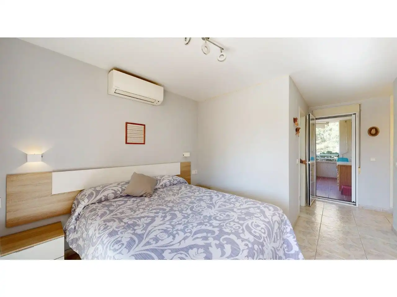 Bedroom of Flat for sale in Cullera  with Air Conditioner, Private garden and Terrace