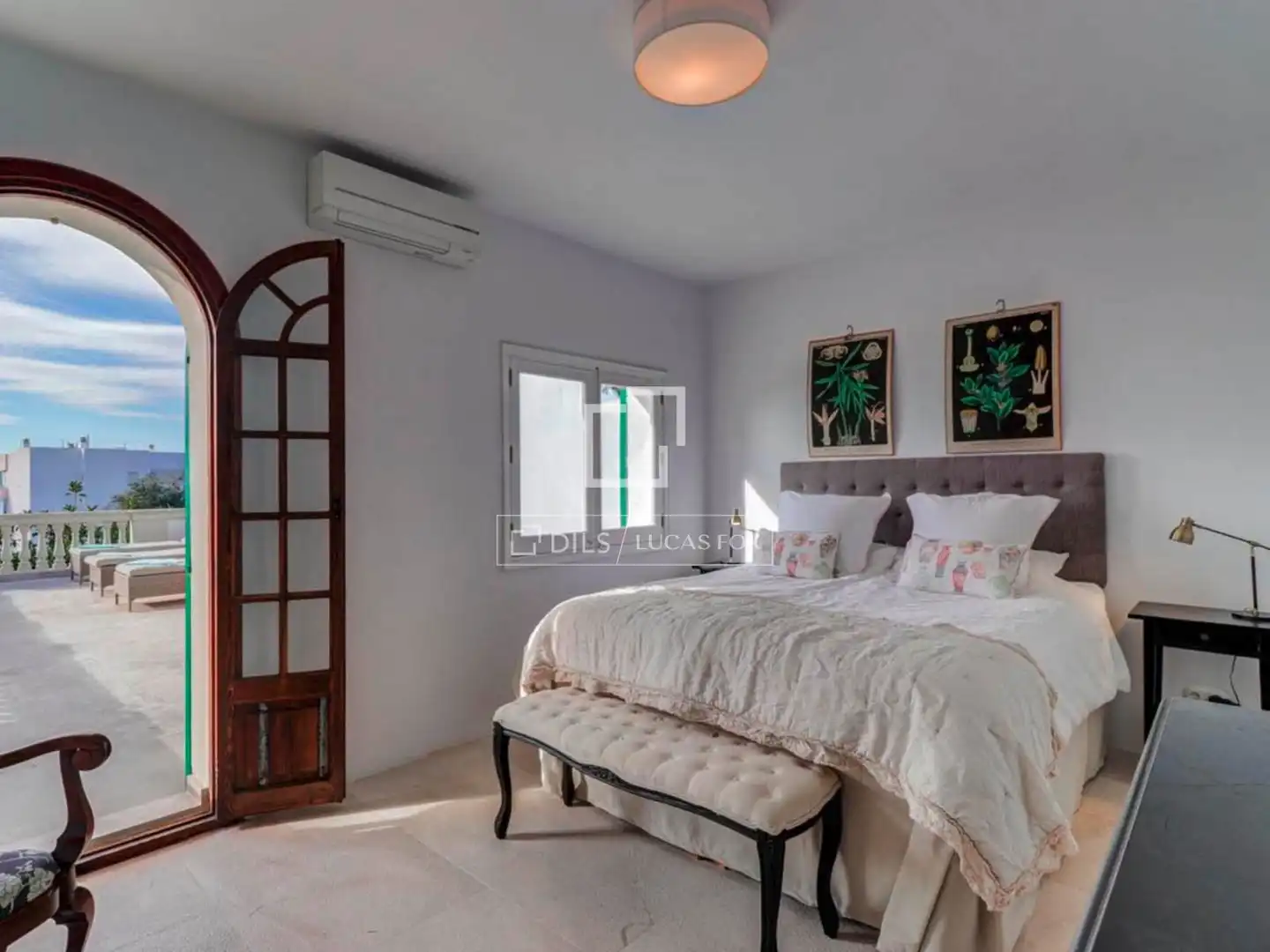 Bedroom of Houses for rent in  Palma de Mallorca  with Air Conditioner, Heating and Private garden