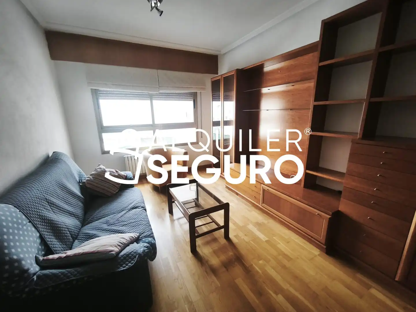 Schlafzimmer von Wohnung zur Miete in Zaragoza mit Heizung und Möbliert