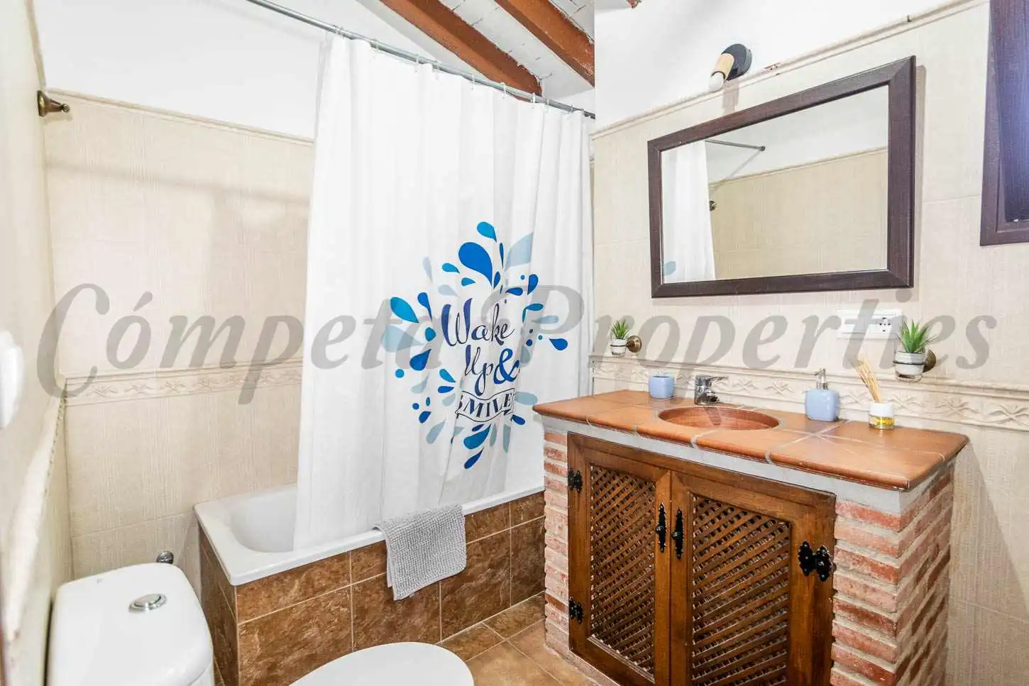 Baño de Finca rústica en venta en Torrox con Jardín privado, Terraza y Trastero