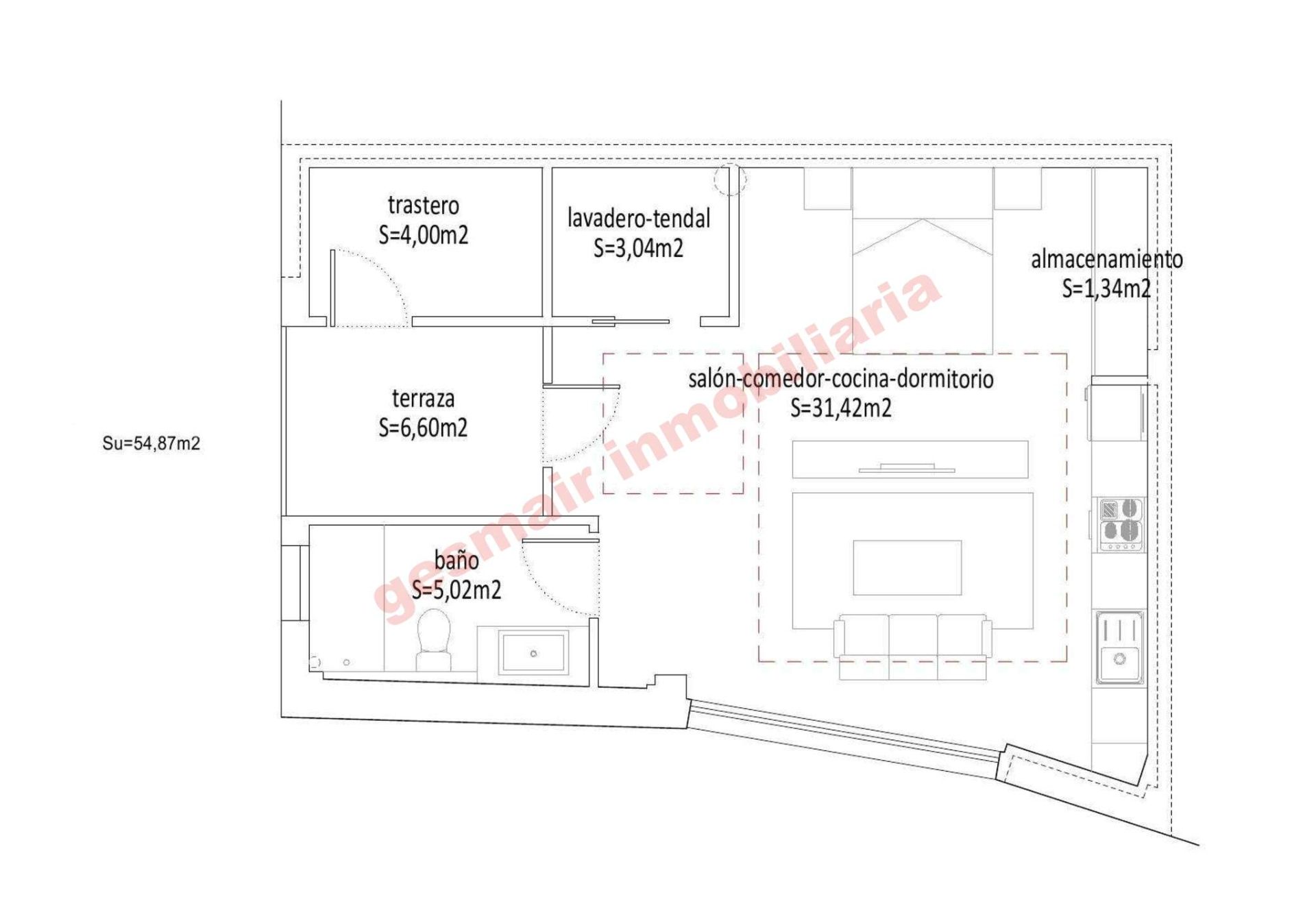 Apartamento en venta en Pontevedra Capital 