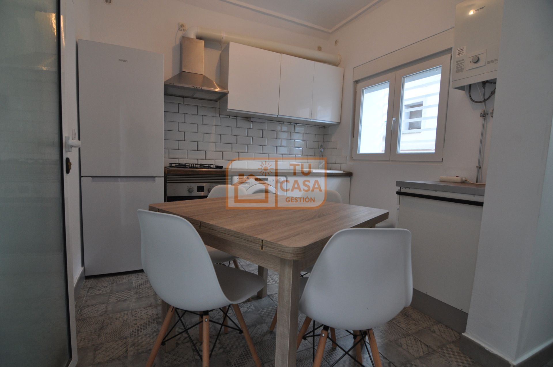Kitchen of Single-family semi-detached to rent in Cáceres Capital  with Air Conditioner, Heating and Furnished