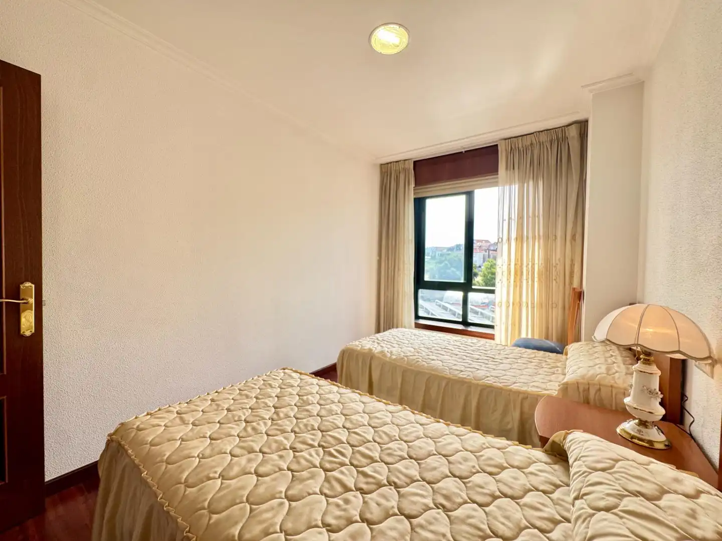 Bedroom of Flat for sale in Baiona  with Parquet flooring, Terrace and Storage room