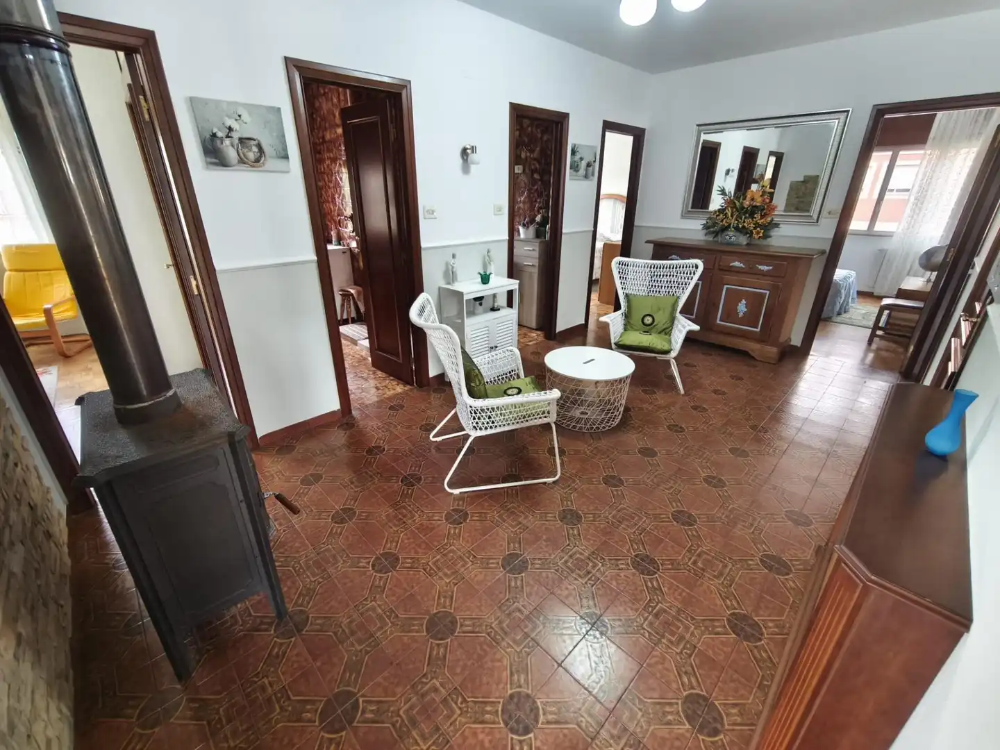 Sala de estar de Casa o chalet en venta en Rianxo con Calefacción y Balcón