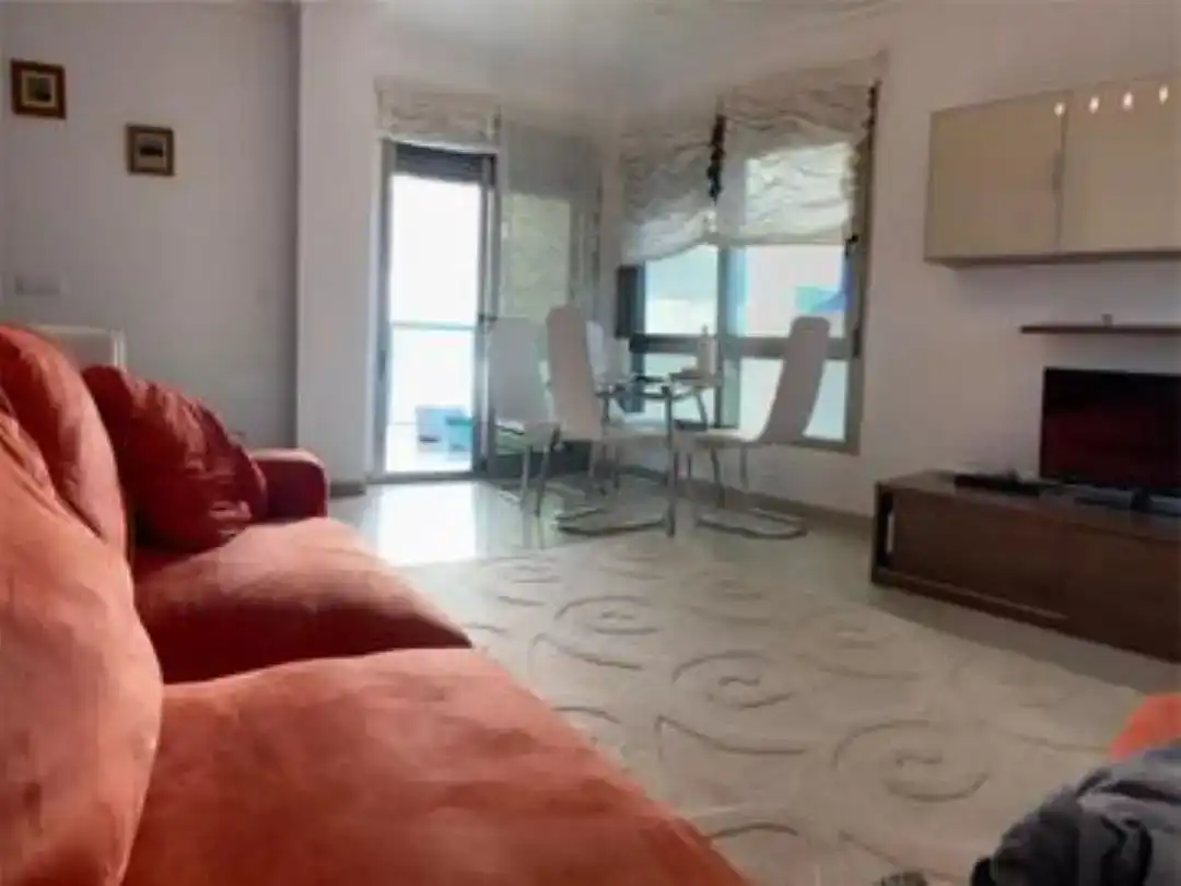 Living room of Flat for rent in La Manga del Mar Menor  with Air Conditioner, Swimming Pool and Furnished