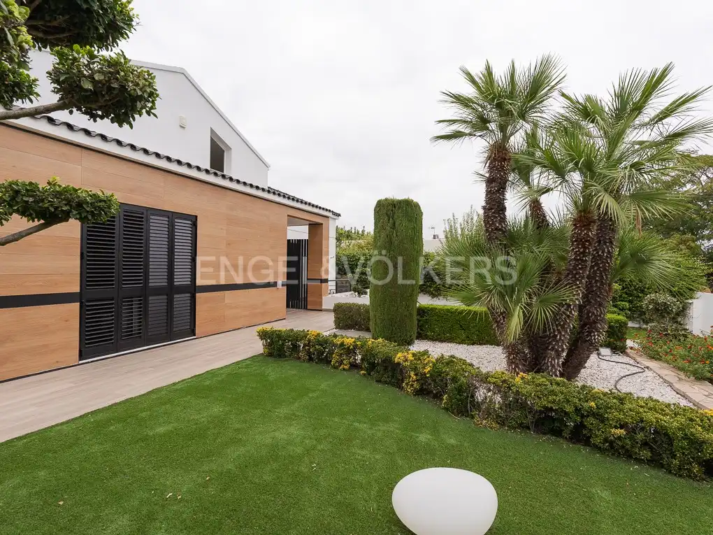 Terrace of Houses for rent in Bétera  with Air Conditioner, Heating and Private garden