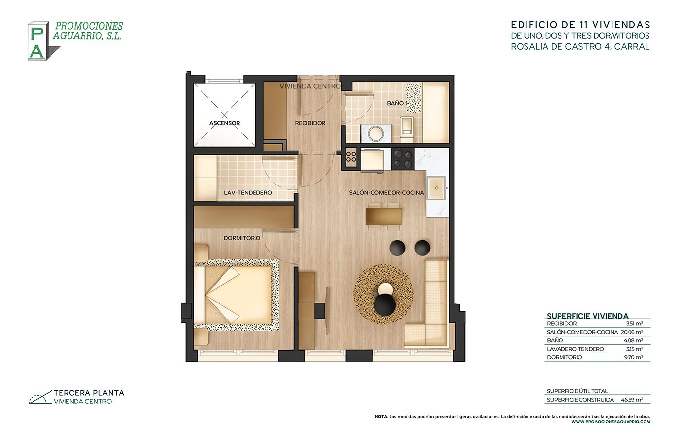 Pis en venda a Rúa Rosalía de Castro, 4, Carral