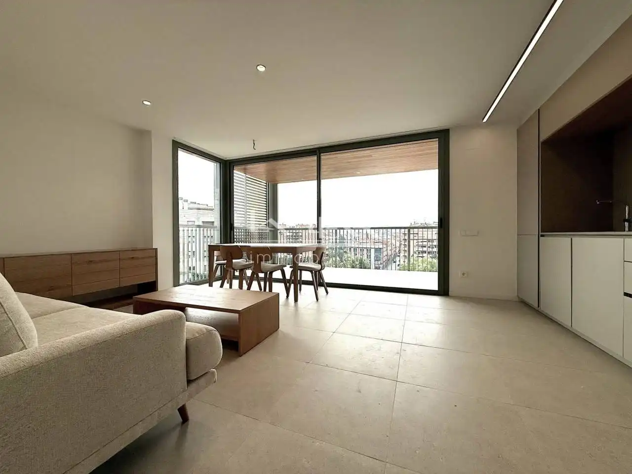 Sala de estar de Piso de alquiler en Vic con Calefacción, Terraza y Trastero