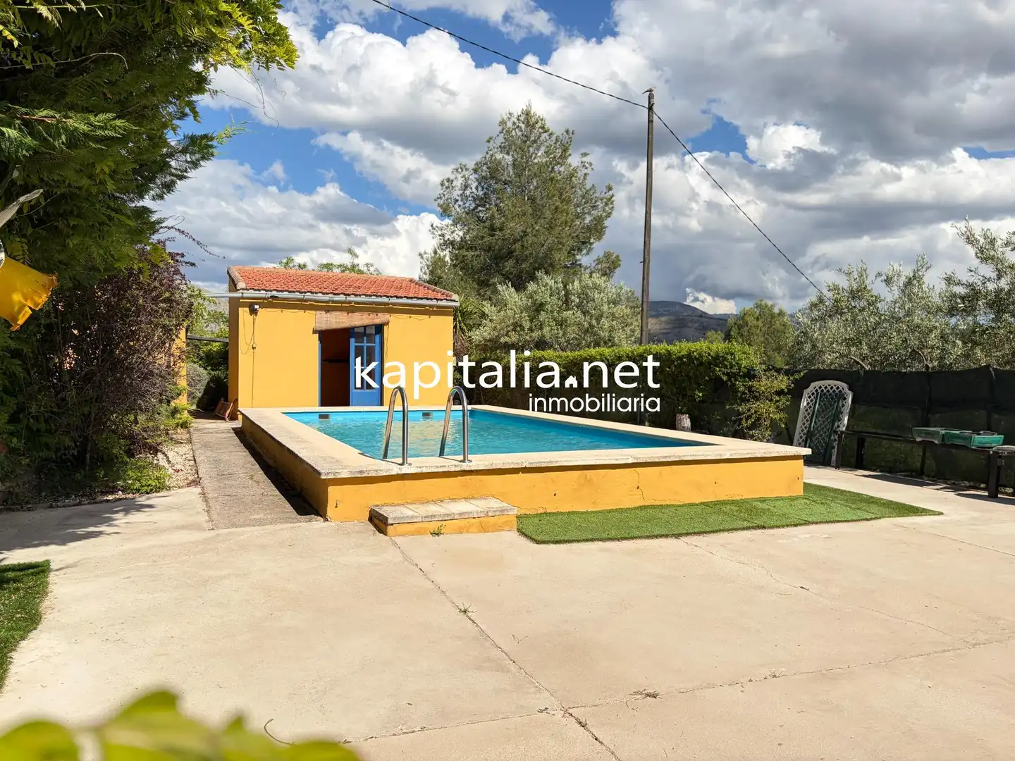 Swimming pool of Houses for sale in Millena  with Heating, Terrace and Swimming Pool