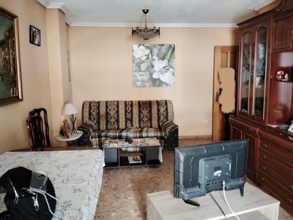 Sala d'estar de Pis en venda en Benetússer amb Aire condicionat, Moblat i Balcó