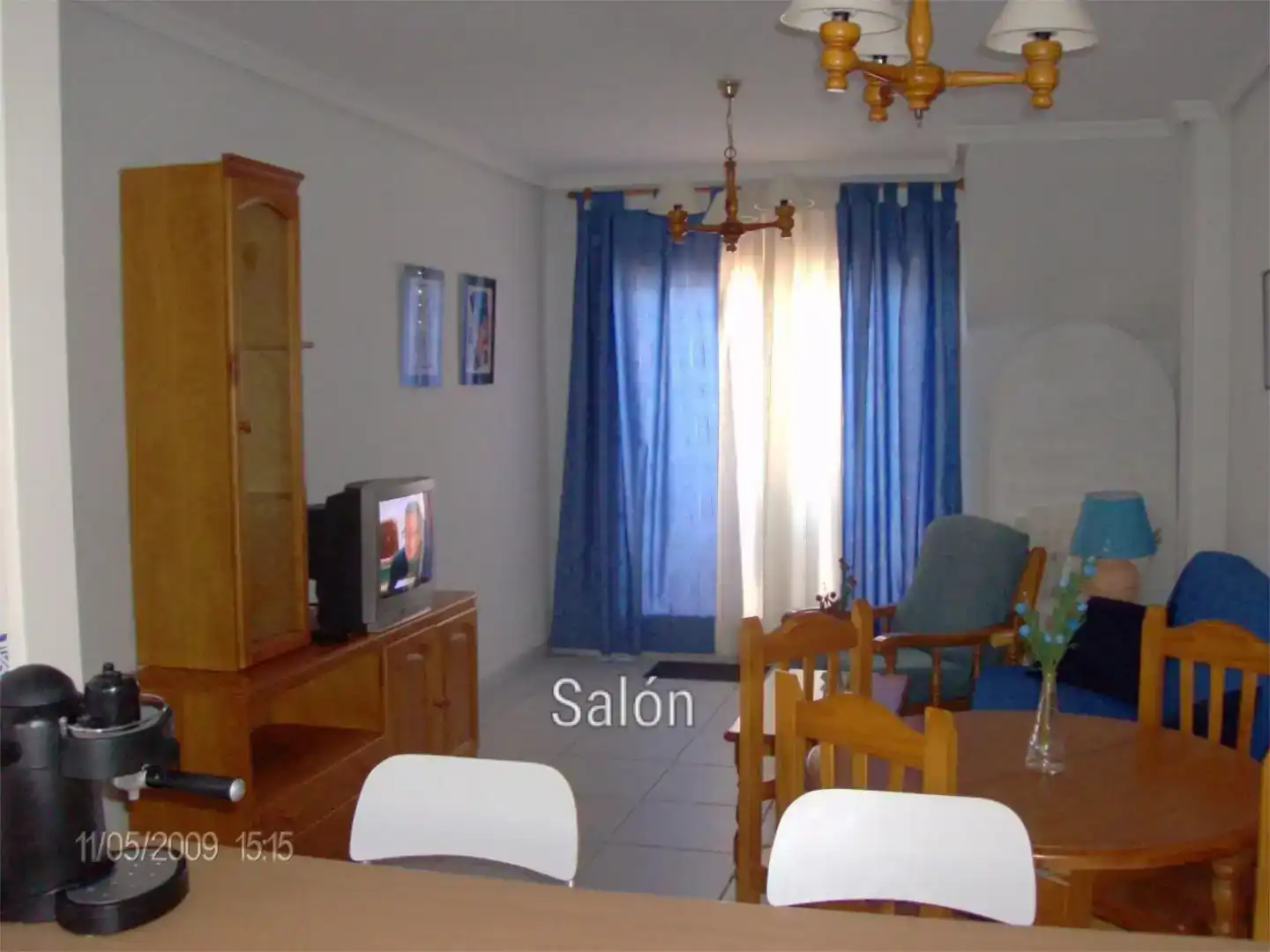 Sala de estar de Ático de alquiler en Vera con Aire acondicionado, Amueblado y Horno