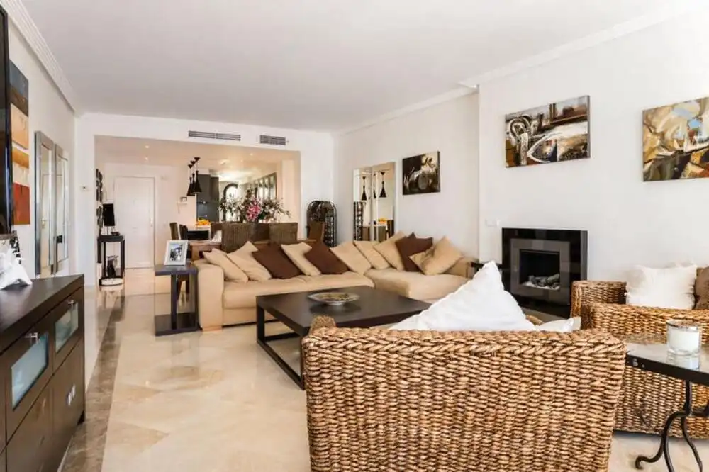 Living room of Apartments for sale in Estepona  with Air Conditioner, Terrace and Storage room