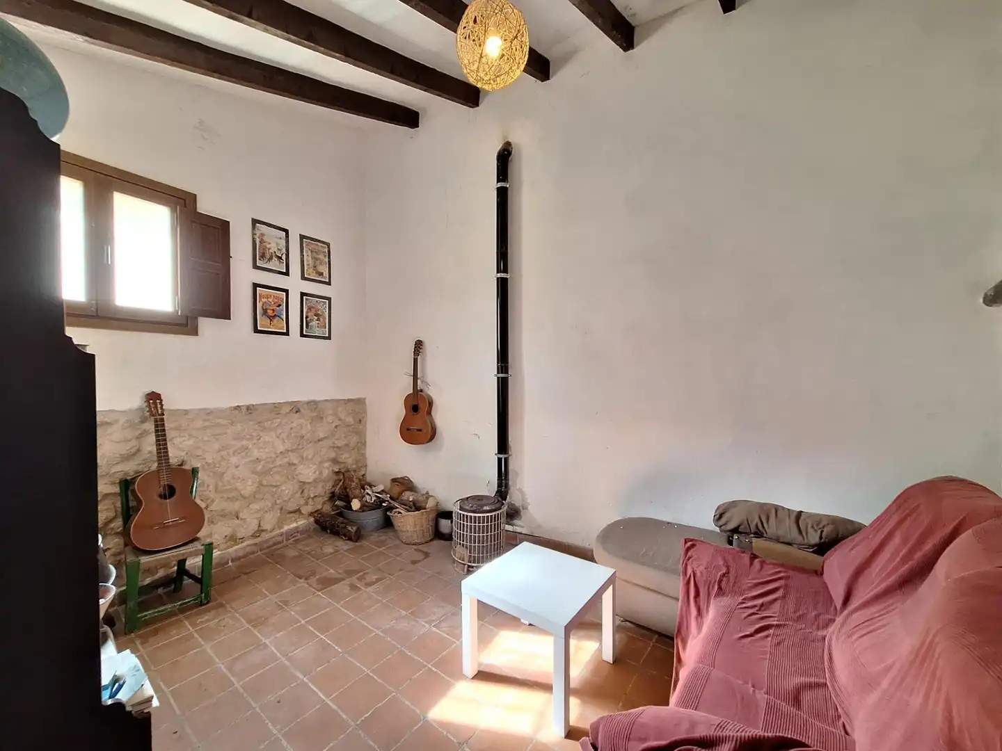 Sala d'estar de Finca rústica en venda en Alcoy / Alcoi amb Traster i Moblat