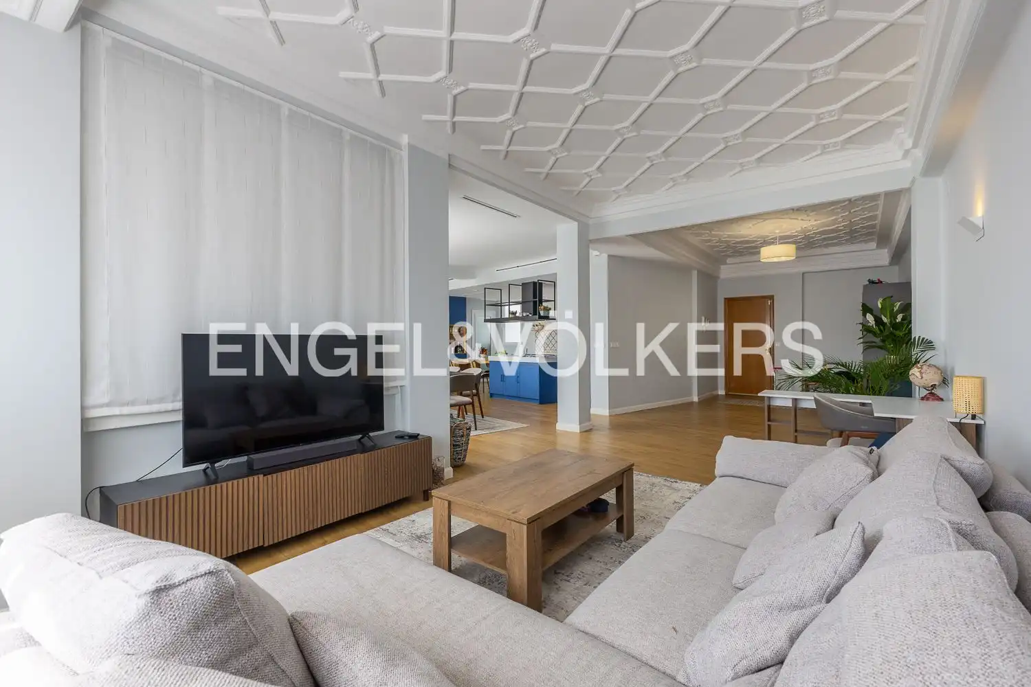Sala de estar de Piso de alquiler en Valencia con Aire acondicionado, Calefacción y Parquet