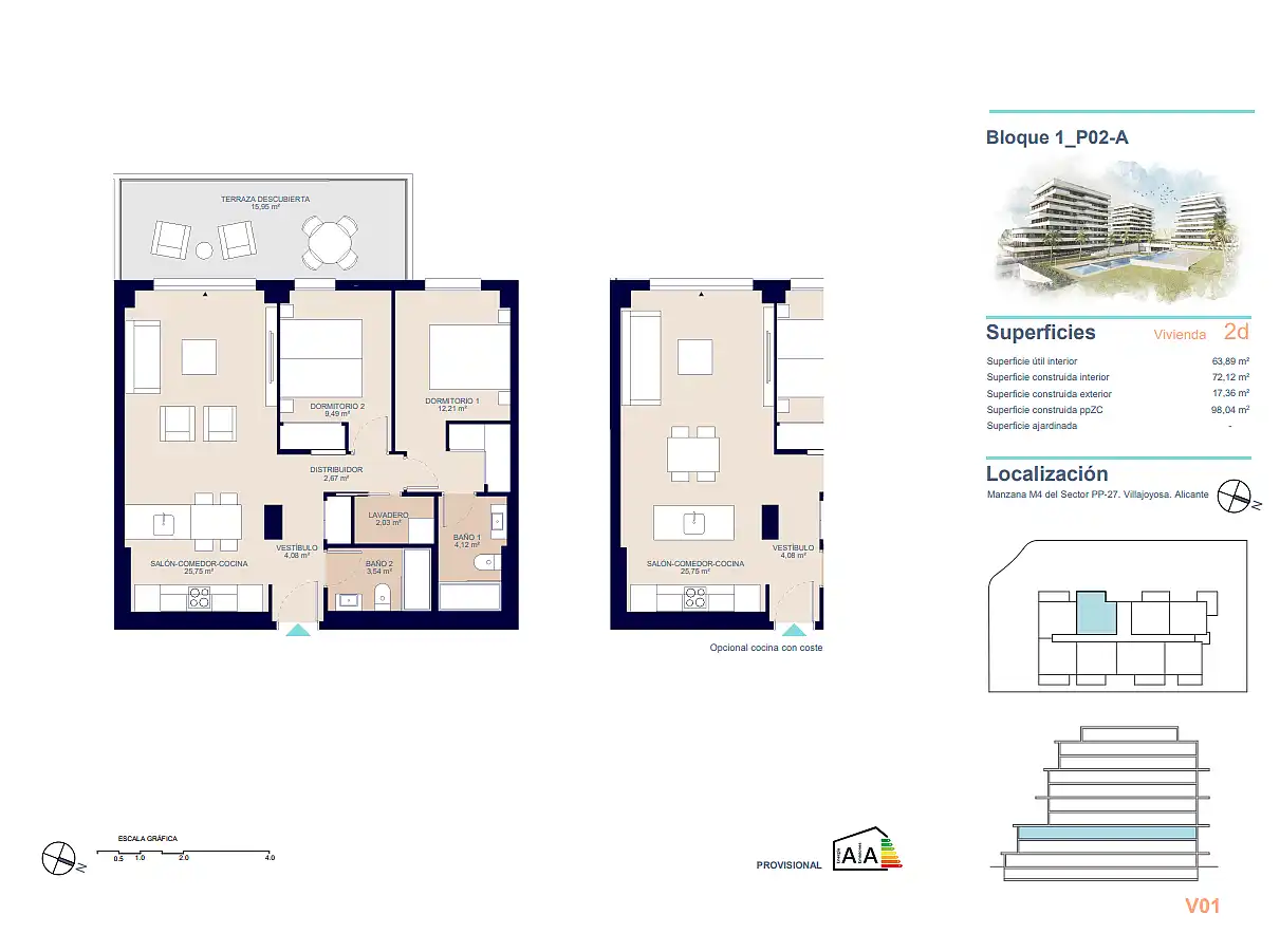 Apartamento con terraza en venta en Platja de Torres, imagen 26