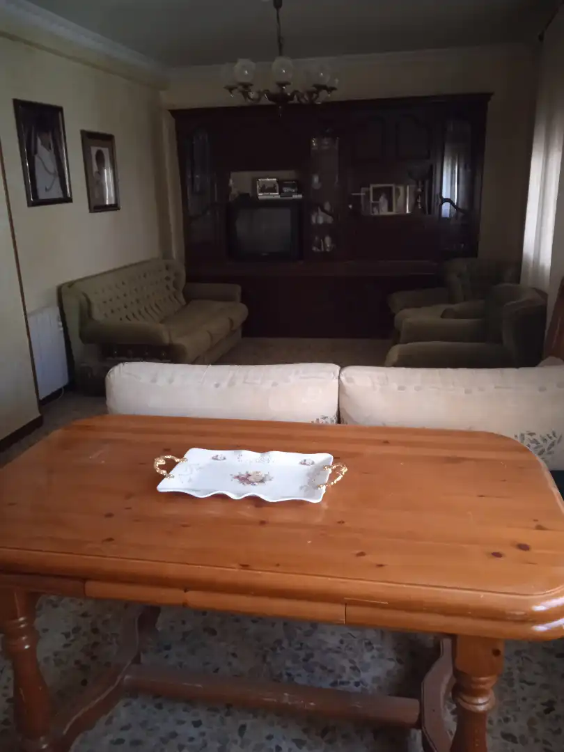 Sala d'estar de Casa adosada en venda en Vinaceite amb Calefacció, Moblat i Forn