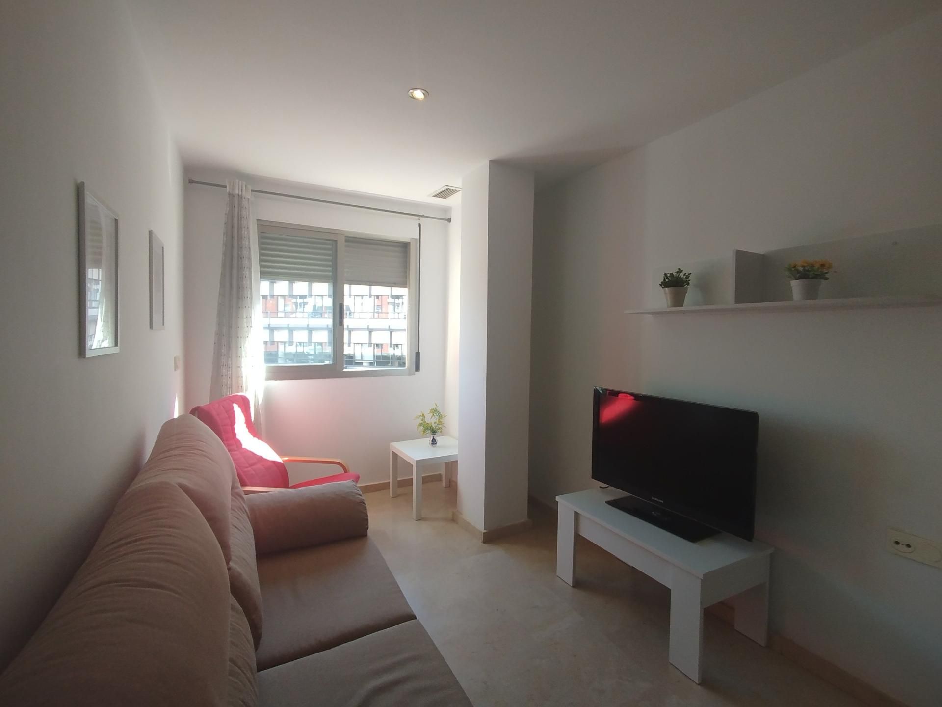 Sala d'estar de Apartament en venda en  Murcia Capital amb Aire condicionat i Calefacció