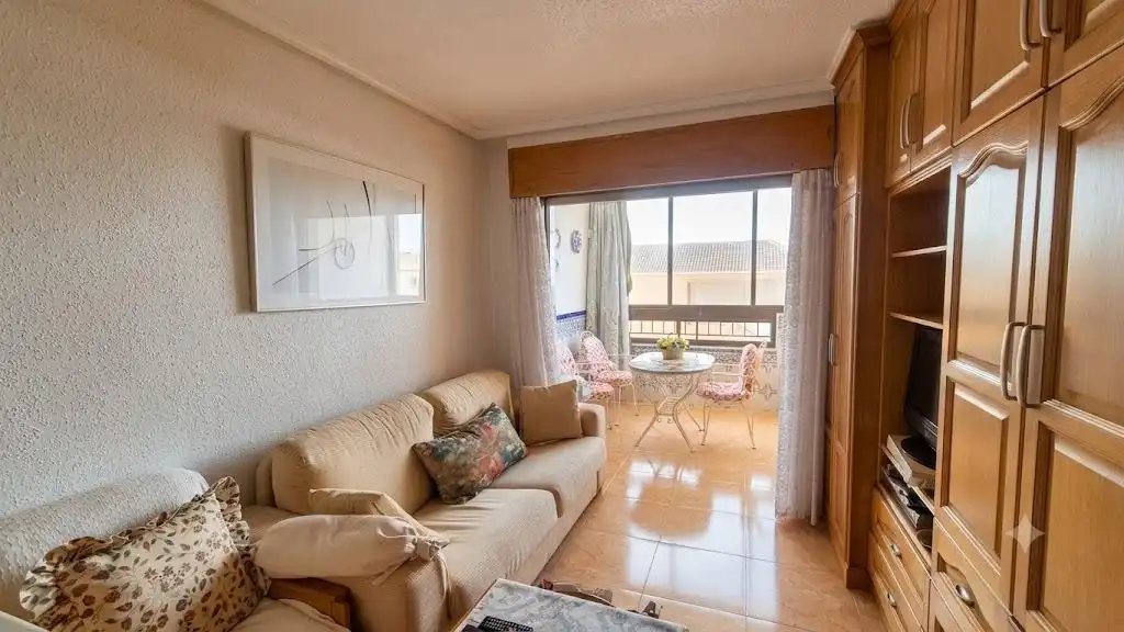 Sala d'estar de Apartament en venda en Torrevieja amb Terrassa i Moblat