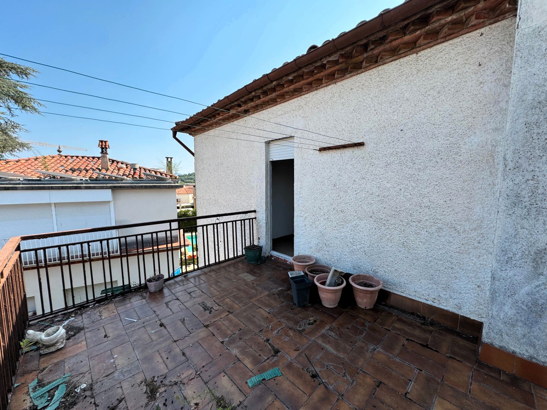 Balcony of House or chalet for sale in Olot  with Heating, Private garden and Terrace