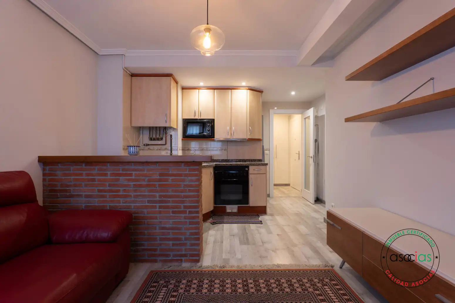 Kitchen of Flat for sale in Gijón   with Heating and Storage room