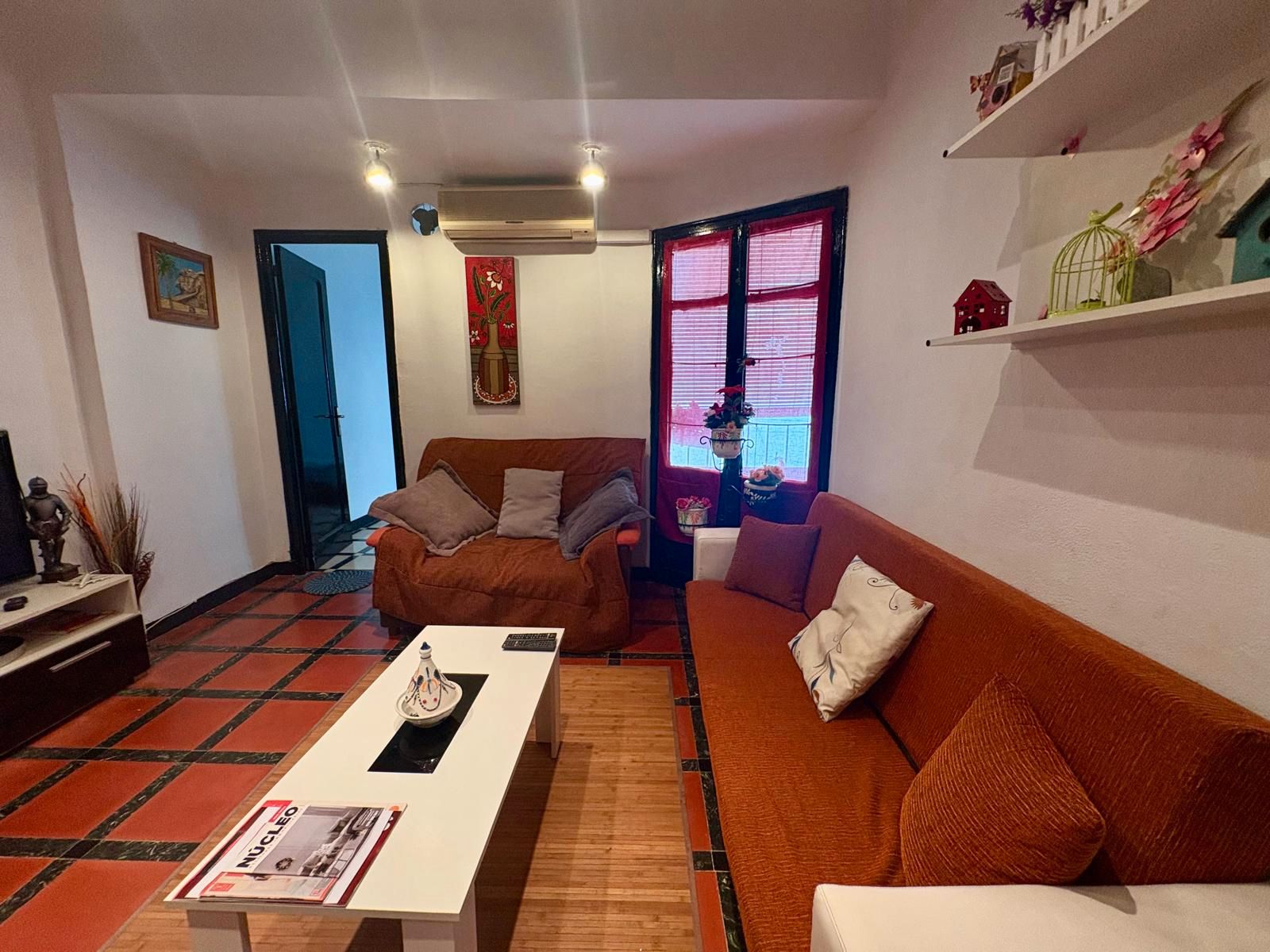 Living room of Flat for sale in Alicante / Alacant  with Air Conditioner, Heating and Furnished