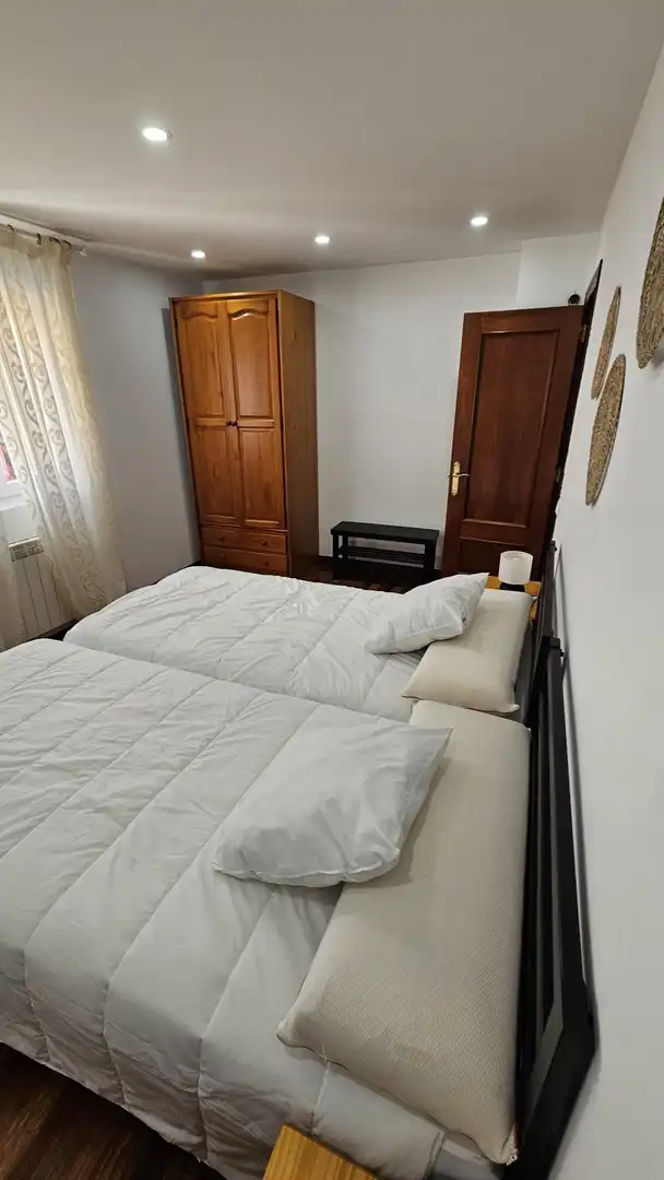 Bedroom of Flat for sale in Gijón   with Heating and Furnished
