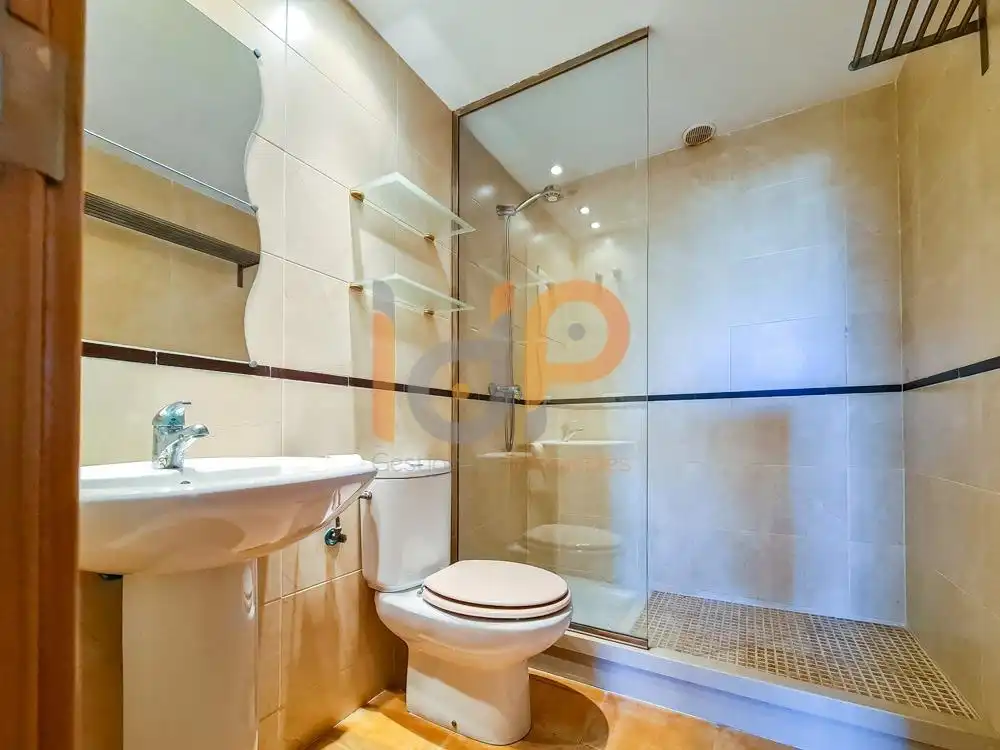 Bathroom of Flat for sale in Vera  with Air Conditioner, Private garden and Community pool