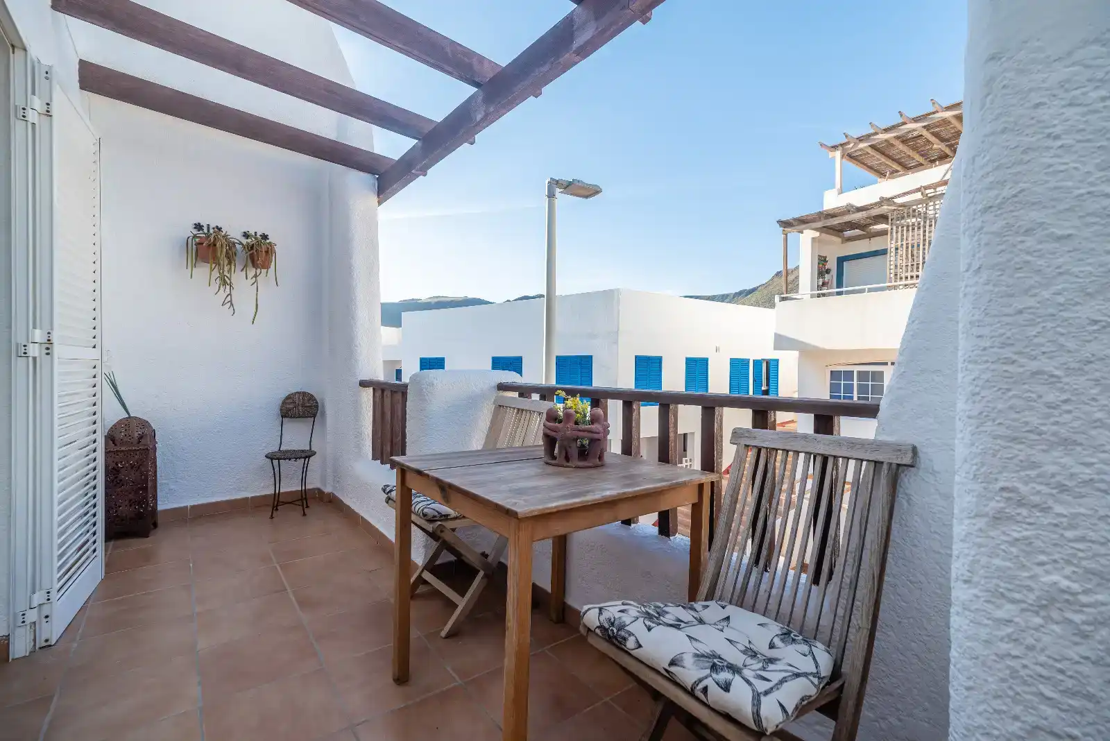 Terrasse von Wohnung zur Miete in Níjar mit Klimaanlage, Privatgarten und Möbliert