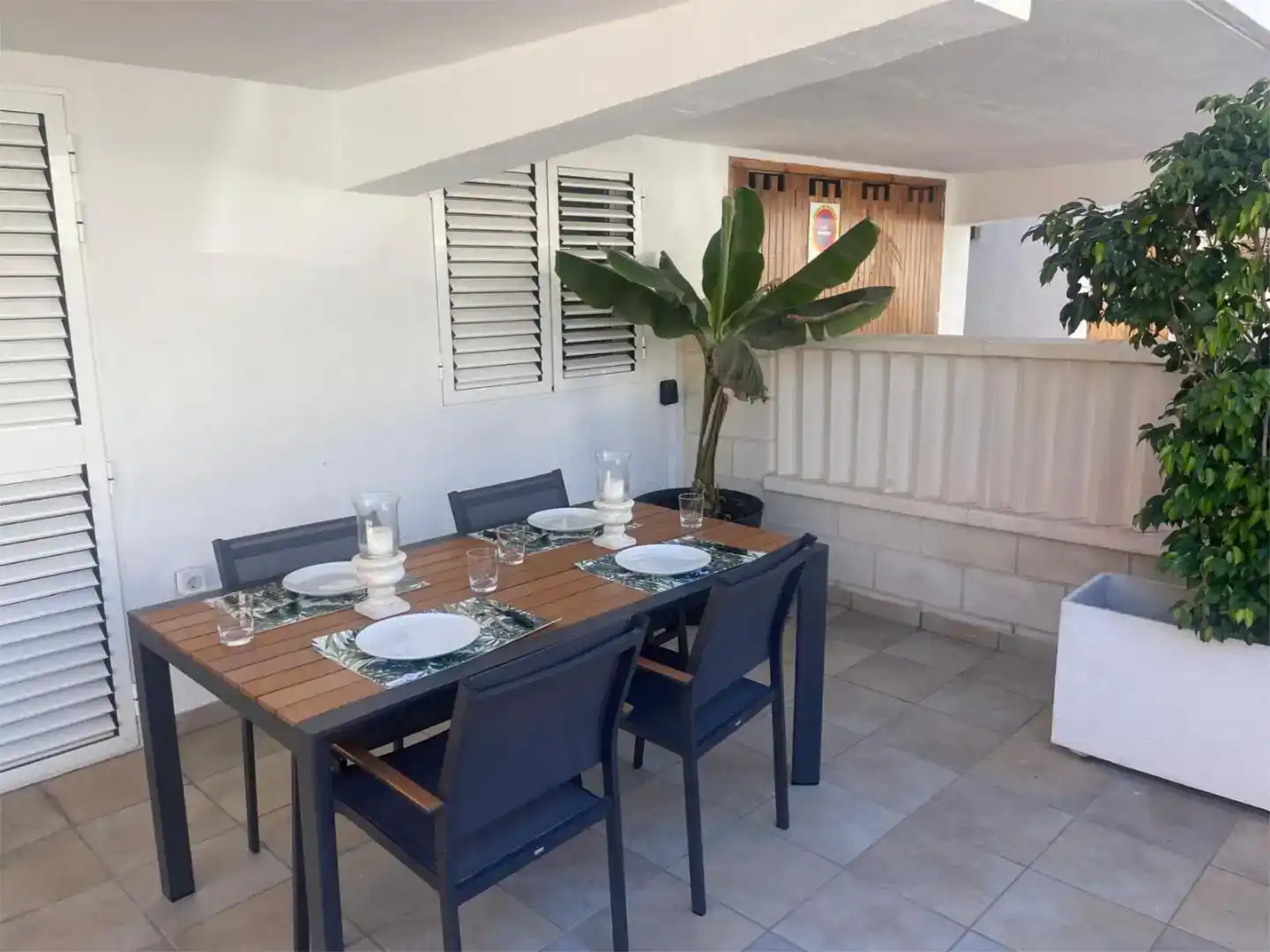 Terraza de Piso de alquiler en Oliva Playa