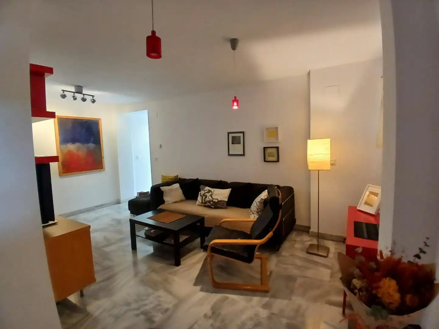 Sala de estar de Piso de alquiler en Centro