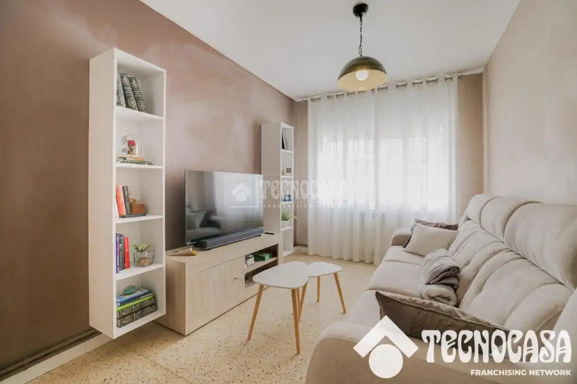 Sala de estar de Piso en venta en Badalona