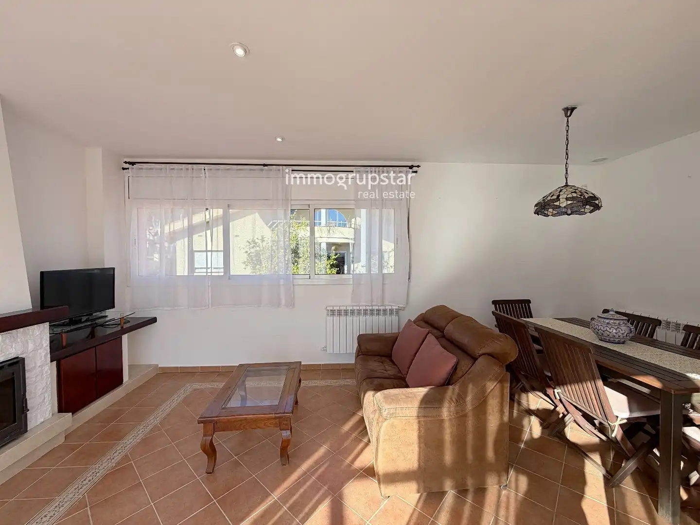 Living room of Houses for sale in Calonge i Sant Antoni  with Air Conditioner, Heating and Terrace