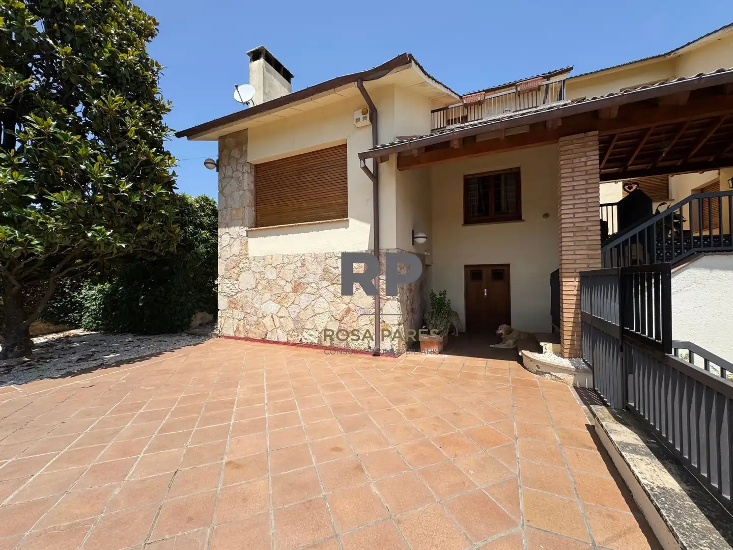 Vista exterior de Casa o xalet en venda en Aiguafreda amb Calefacció, Jardí privat i Terrassa