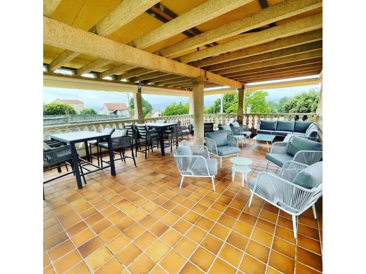 Terraza de Finca rústica en venta en Portas con Jardín privado y Amueblado