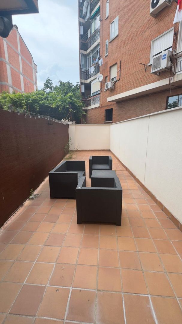 Terrassa de Planta baixa de lloguer en Las Rozas de Madrid amb Calefacció, Jardí privat i Terrassa