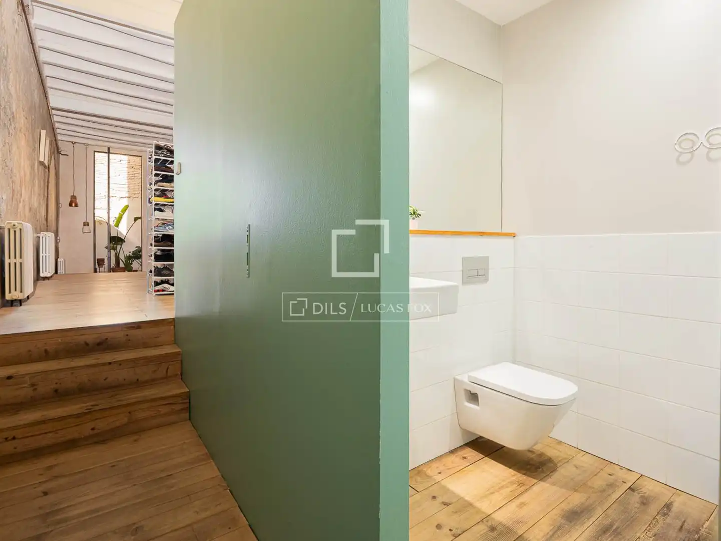 Badezimmer von Wohnung zum Verkauf in Barcelona mit Heizung