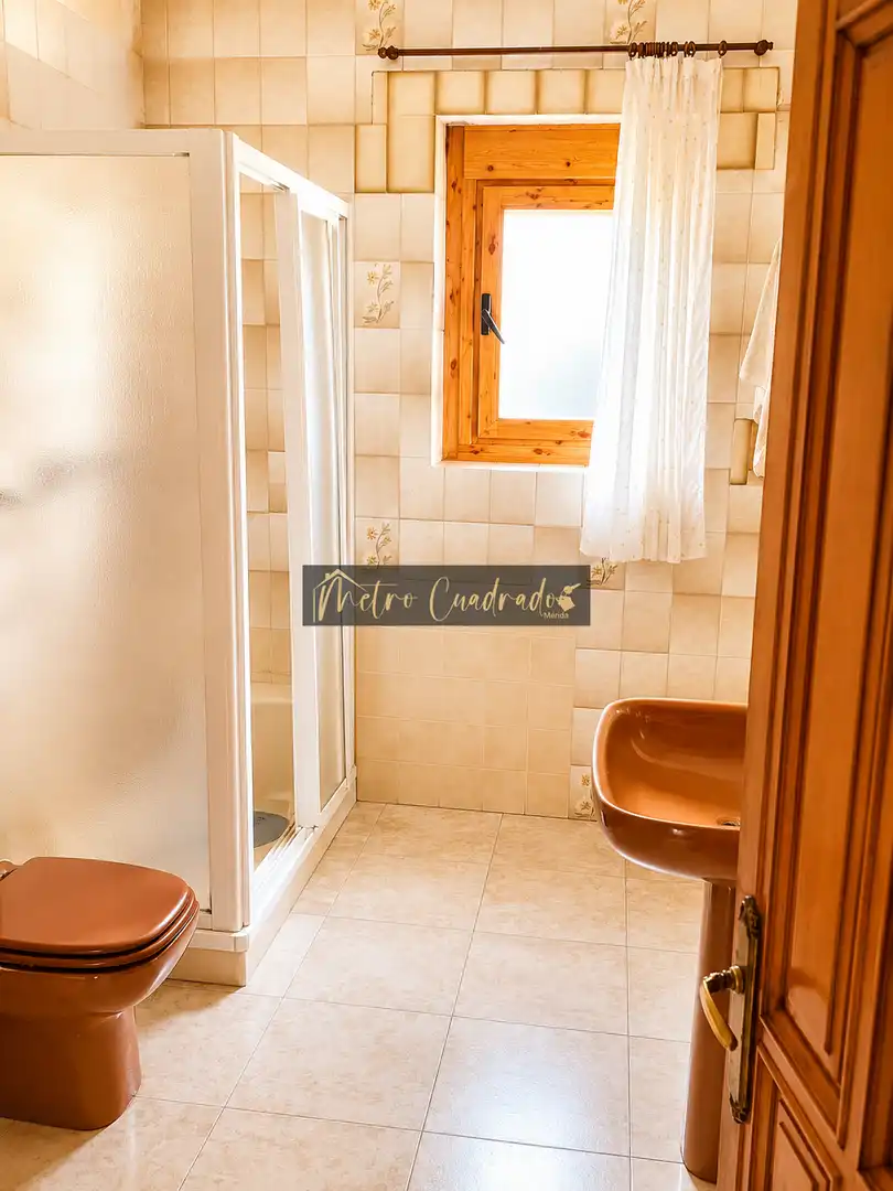 Baño de Casa o chalet en venta en Alcuéscar con Aire acondicionado, Trastero y Piscina