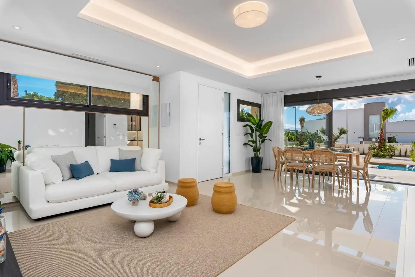 Living room of Houses for rent in Rojales  with Air Conditioner, Heating and Private garden